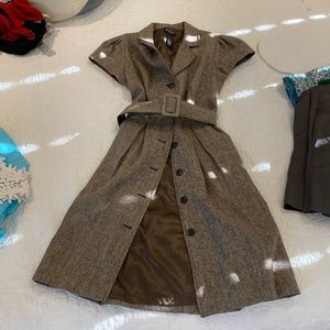 BCBG Dress button down middle